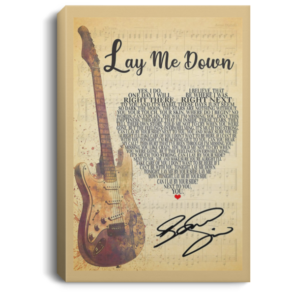 redirect 130 600x600 - Lay Me Down Script Heart Song Lyric Quote Music Poster