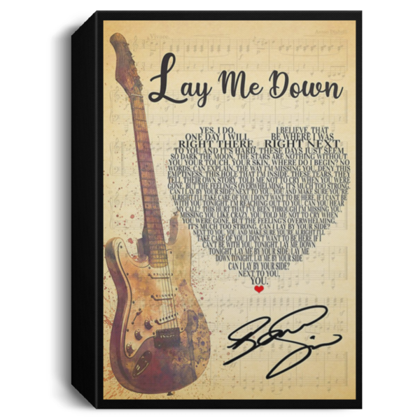 redirect 133 600x600 - Lay Me Down Script Heart Song Lyric Quote Music Poster