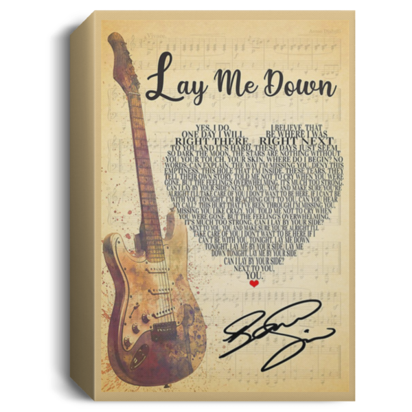 redirect 134 600x600 - Lay Me Down Script Heart Song Lyric Quote Music Poster