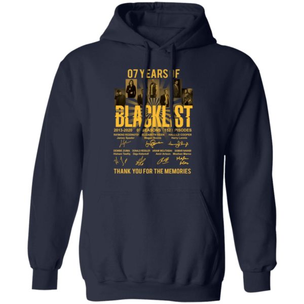 redirect 1685 600x600 - 07 years of Blacklist thank you for the memories shirt