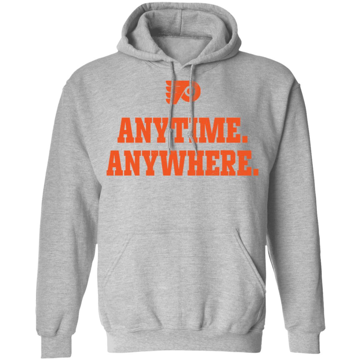 flyers anytime anywhere shirts