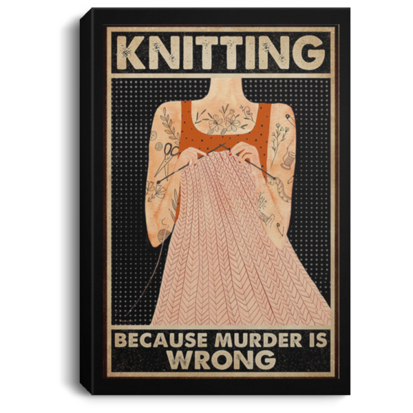 redirect 253 600x600 - Knitting because murder is wrong poster