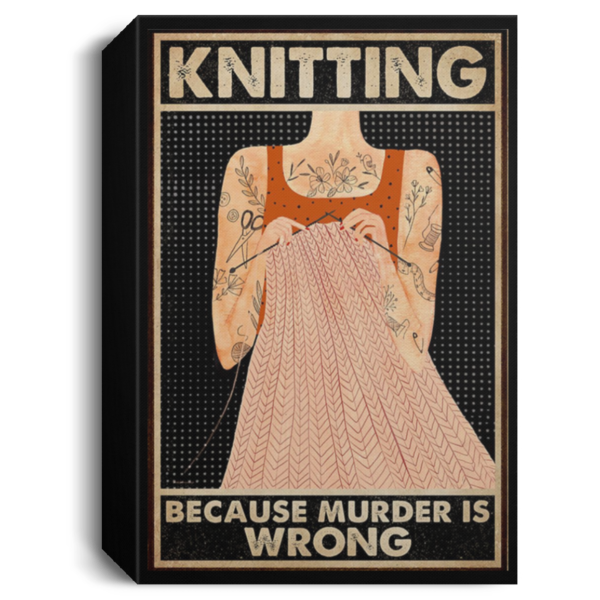 redirect 257 600x600 - Knitting because murder is wrong poster