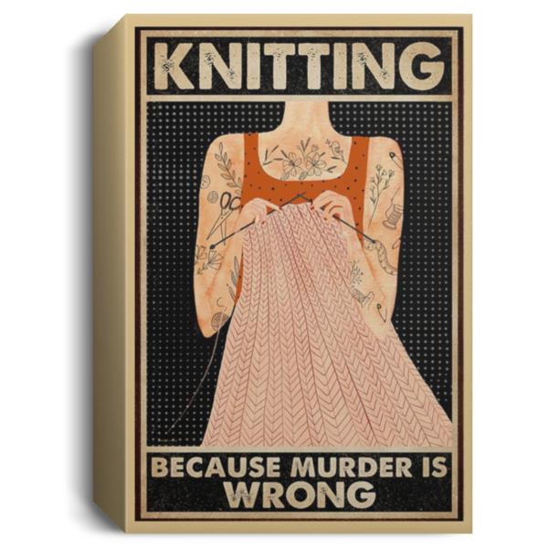 redirect 258 600x600 - Knitting because murder is wrong poster