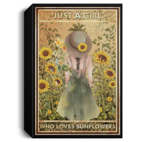 redirect 263 600x600 - Just a girl who loves sunflowers poster, canvas