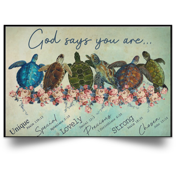 redirect 282 600x600 - God says you are turtle poster