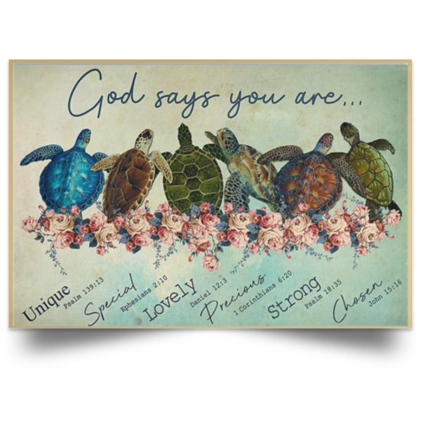 redirect 283 600x600 - God says you are turtle poster