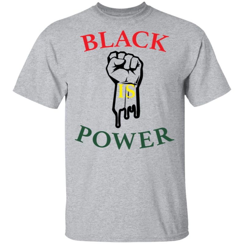 Black is power shirt - Rockatee