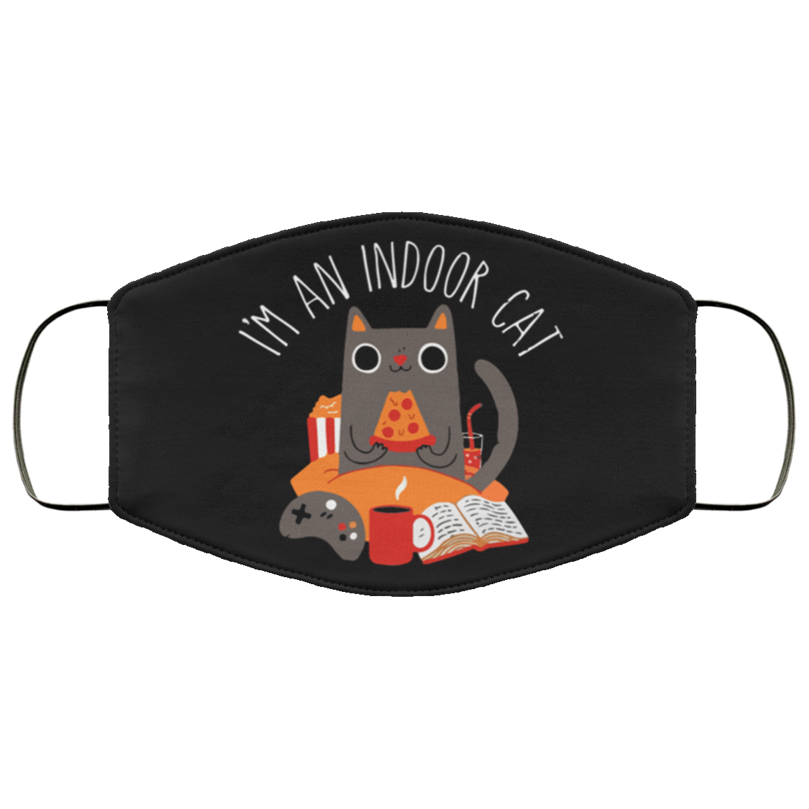 I'm an indoor cat face mask Rockatee