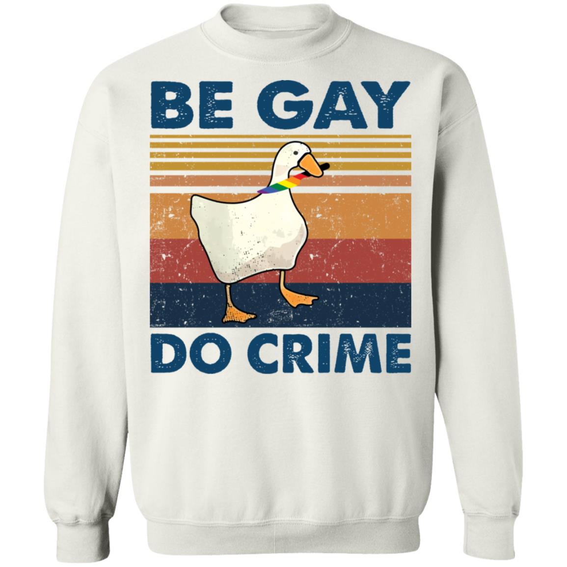 Duck be gay do crime shirt - Rockatee