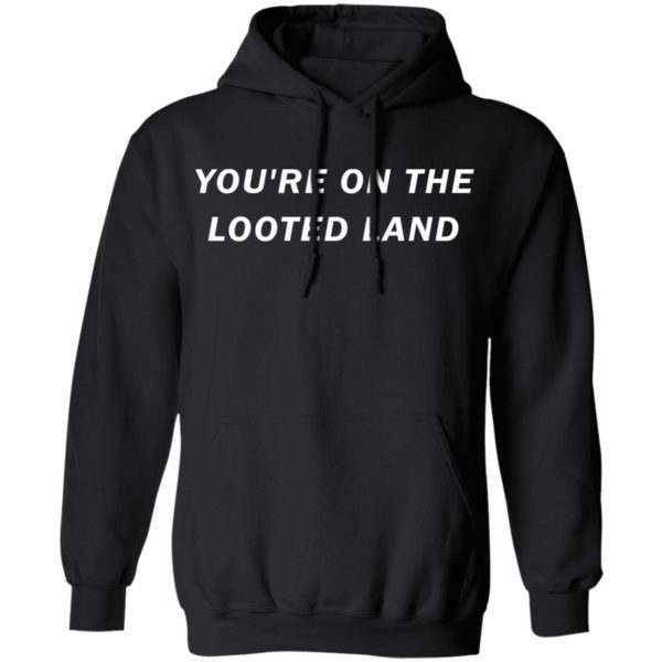redirect 3211 600x600 - You’re on the looted land shirt