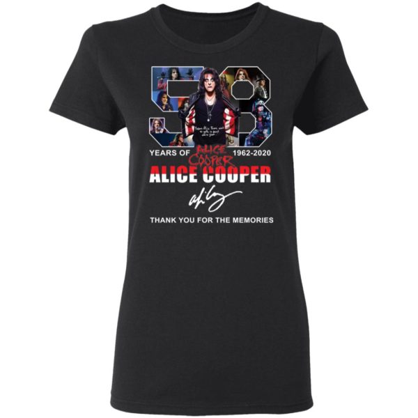 redirect 1619 600x600 - 58 years of 1962-2020 Alice Cooper thank you for the memories shirt