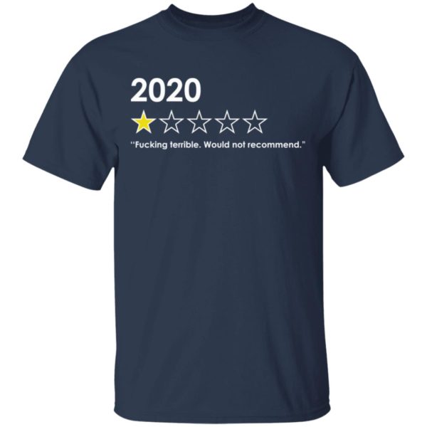 redirect 4761 600x600 - 2020 fucking terrible would not recommend shirt