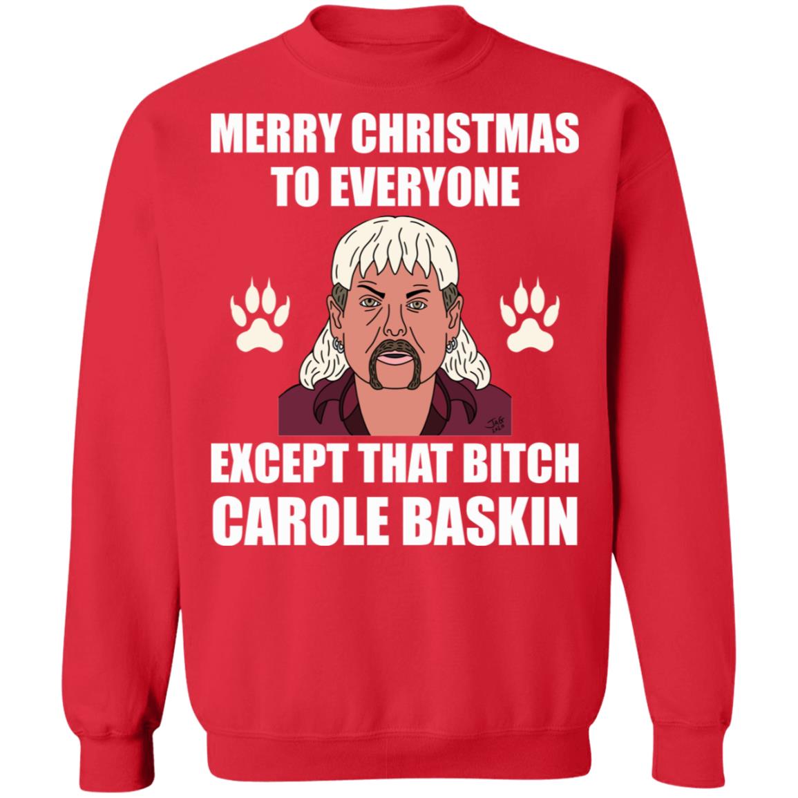 merry christmas to everyone except carole baskin