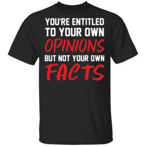 redirect 1388 300x300 - You're entitled to your own opinions but not your own facts shirt