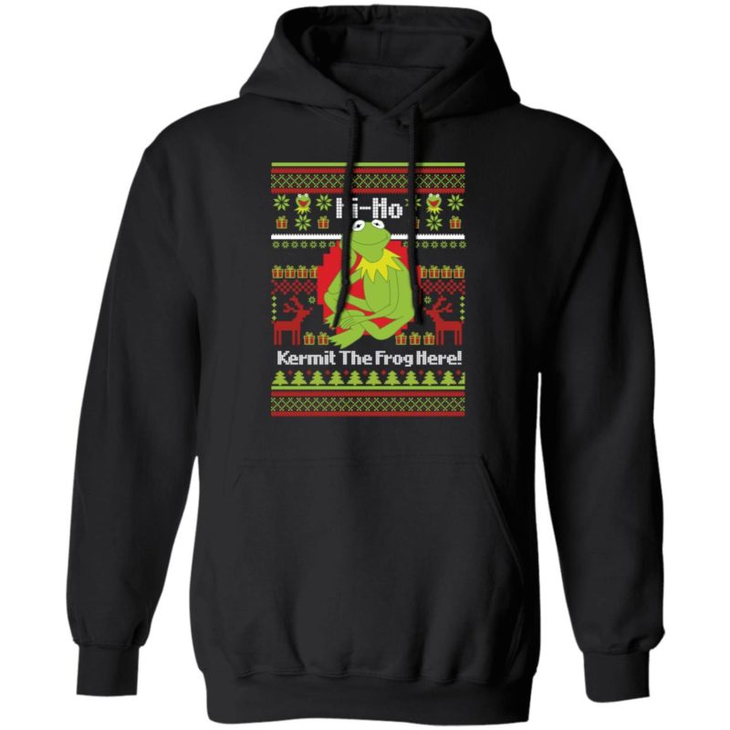 Hi Ho Kermit The Frog Here Christmas sweater, hoodie