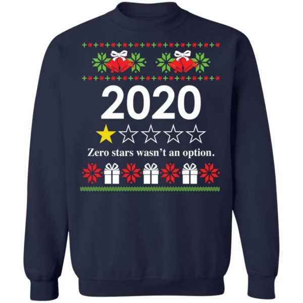 redirect 4822 600x600 - 2020 Zero stars wasn't an option Christmas sweatshirt
