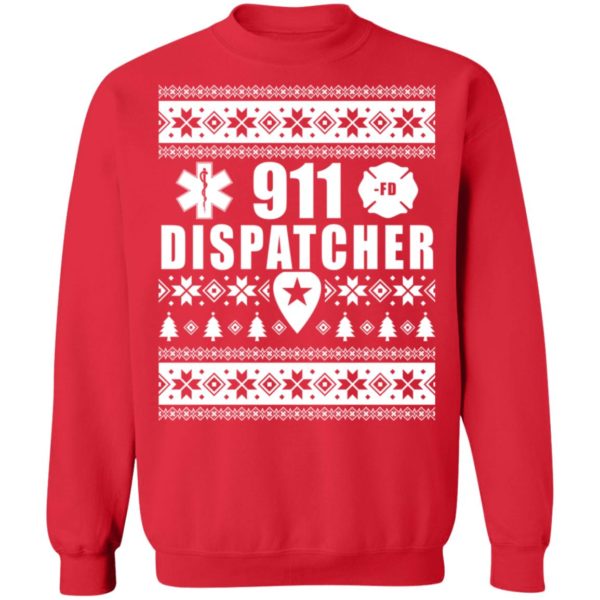 redirect 4854 600x600 - 911 Dispatcher Christmas sweater
