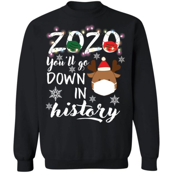 redirect 5115 600x600 - 2020 you'll go down in history Christmas sweatshirt