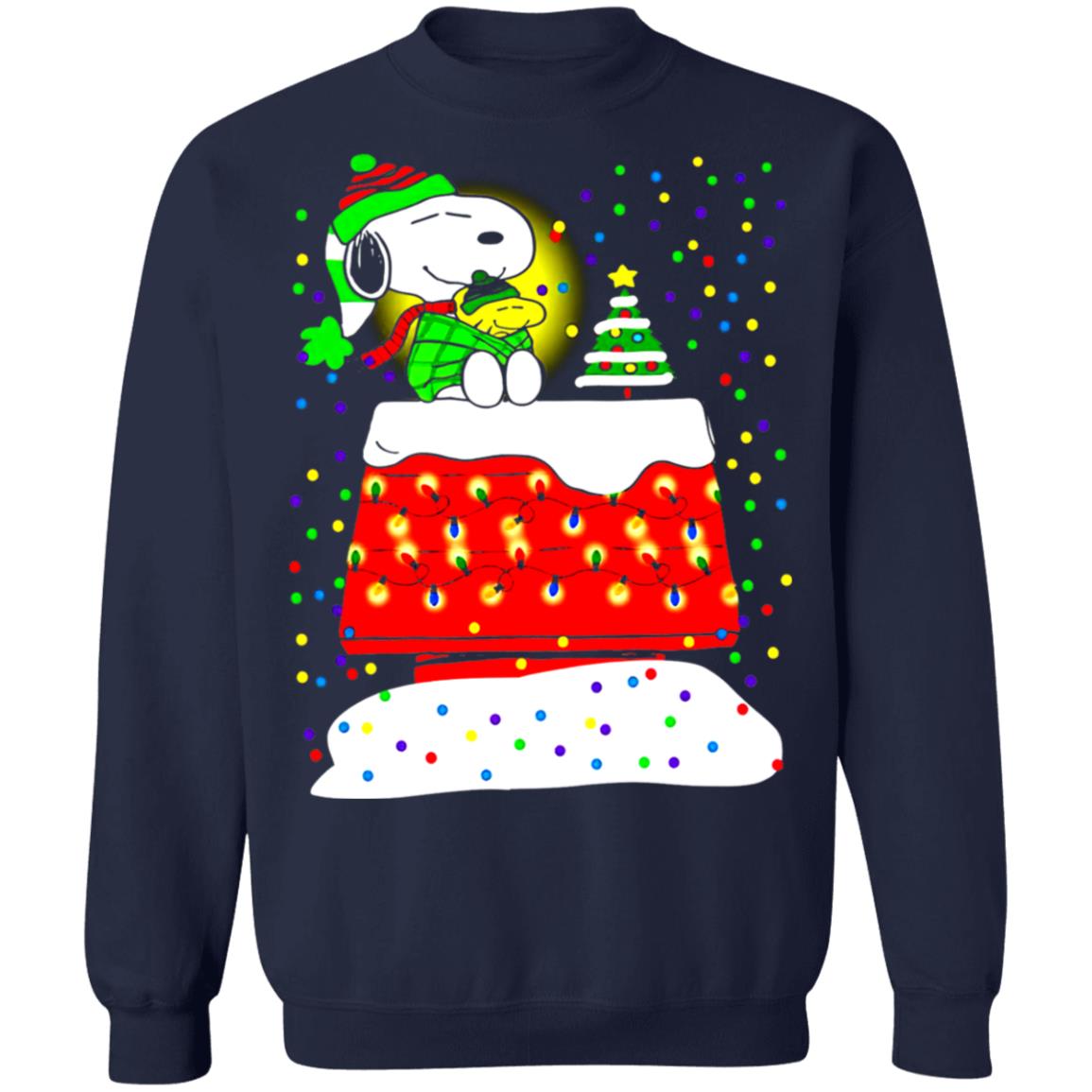 snoopy christmas sweatshirts