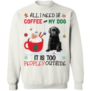 redirect 5699 300x300 - All I need is coffee and my dog it is too peopley outside shirt