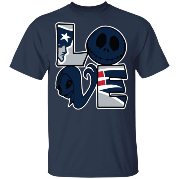 Jack and Sally Love New England Patriots shirt