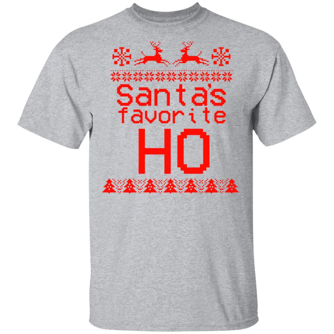 Santa's favorite ho Christmas sweatshirt - Rockatee