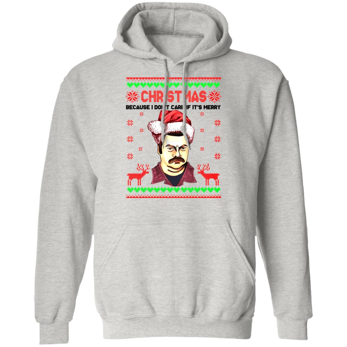 ron swanson christmas shirt