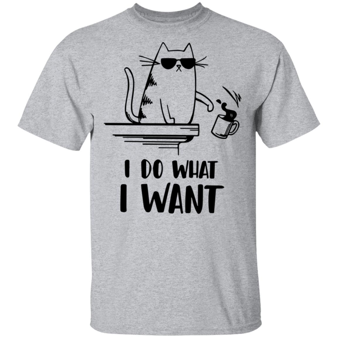 Cat I do what I want shirt - Rockatee