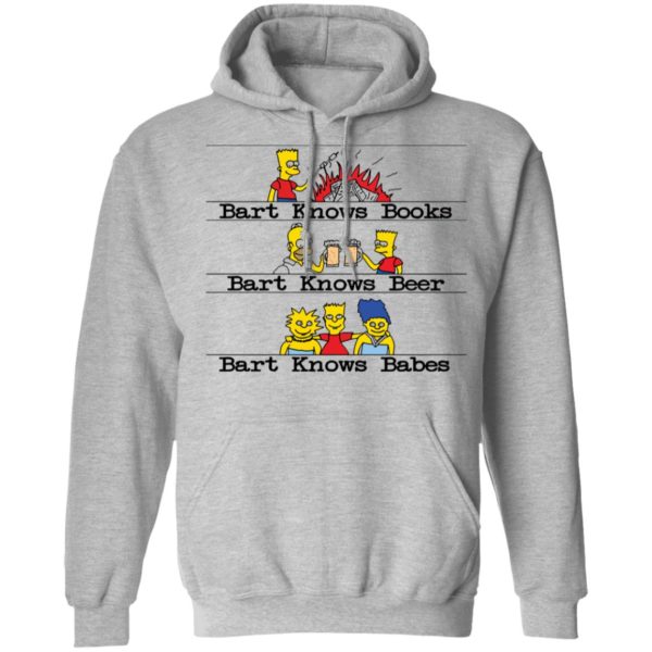 redirect07292021040706 6 600x600 - Bart knows books Bart knows beer Bart knows babes shirt