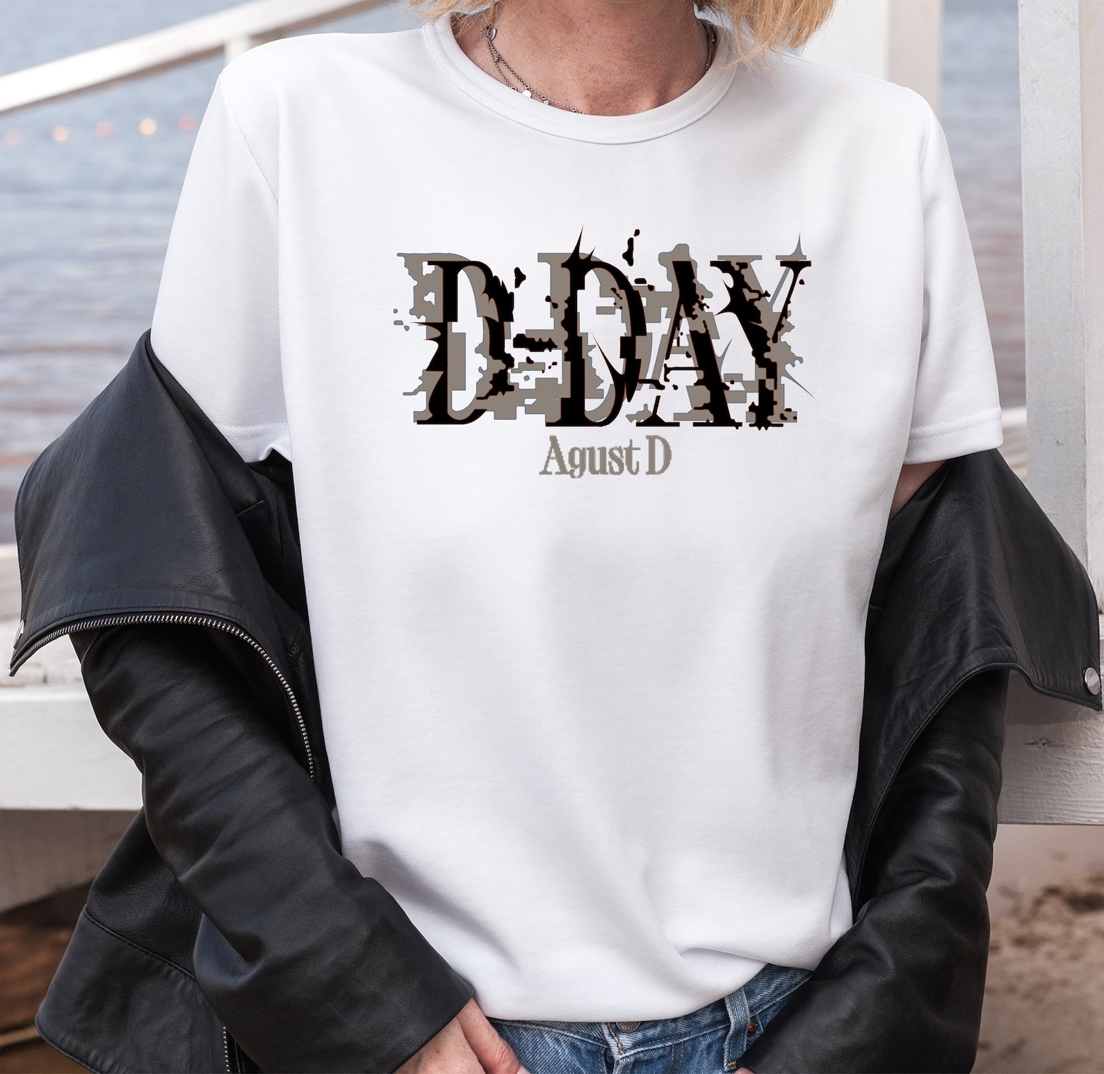 BTS SUGA AgustD D-DAY ツアー 長袖 Tシャツ ホワイト | www.ofa.sg