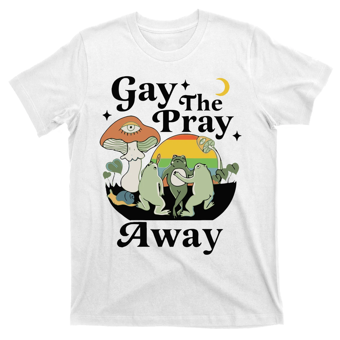 Gay The Pray Away Shirt Rockatee