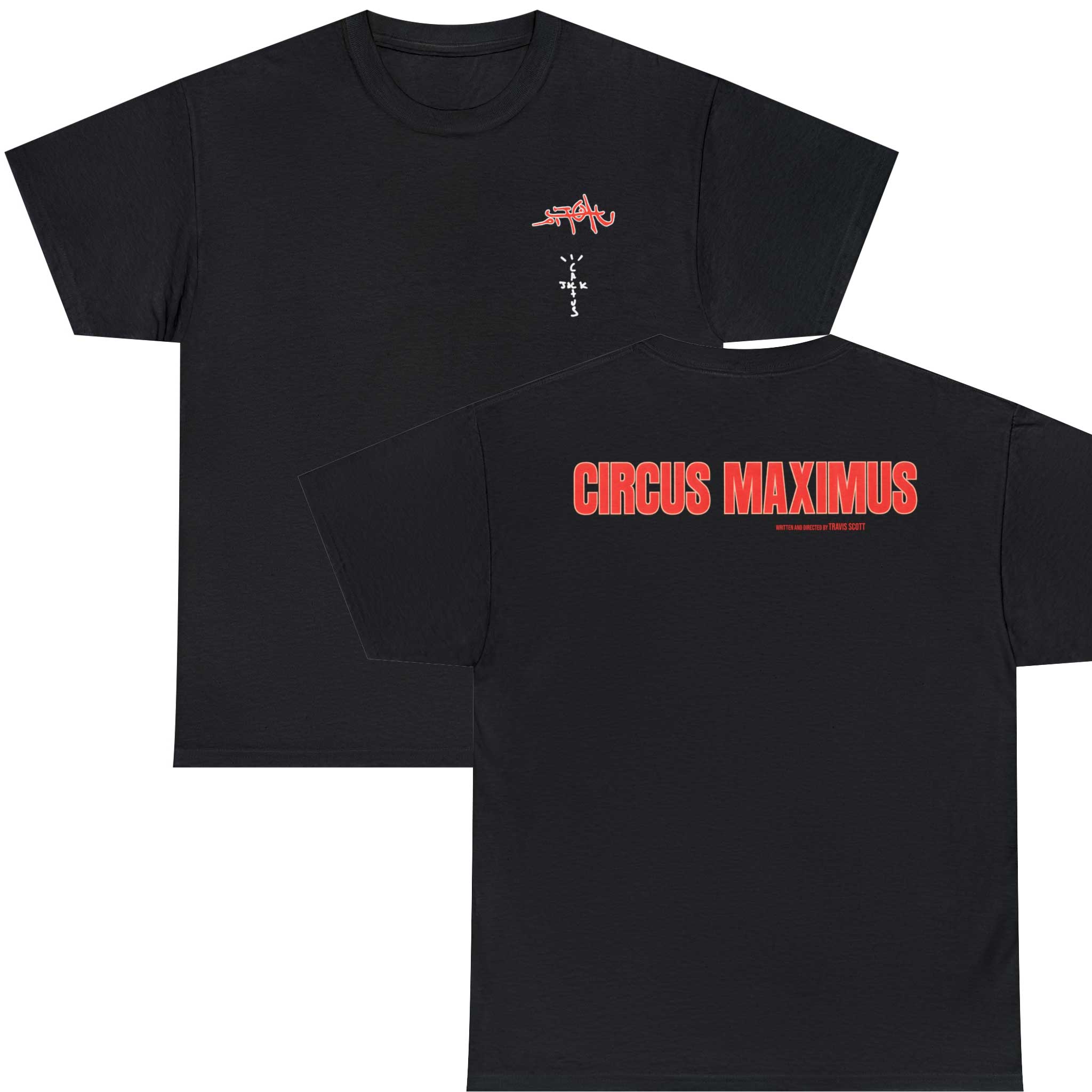 Travis Scott Logo Long-Sleeve T-Shirt - Black