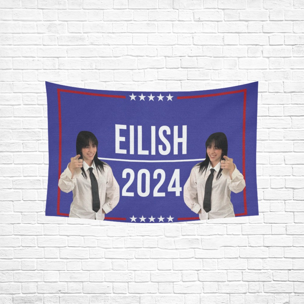 Billie Eilish 2024 Wall Tapestry Wall Flag Rockatee   E3794abdbde9bd2b2c67355d6184fd3c 