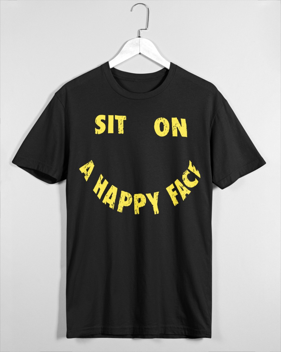 shirt rosto happy face